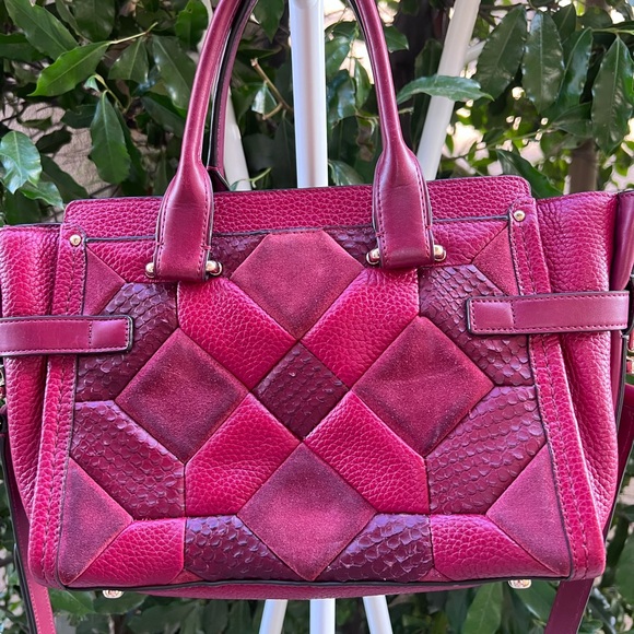 Coach Swagger all red colors Quilted Satchel - Picture 2 of 12